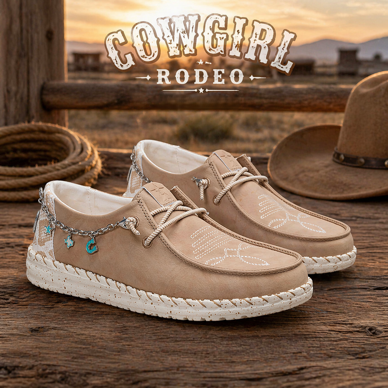 Western Rodeo Slip-On Footwear