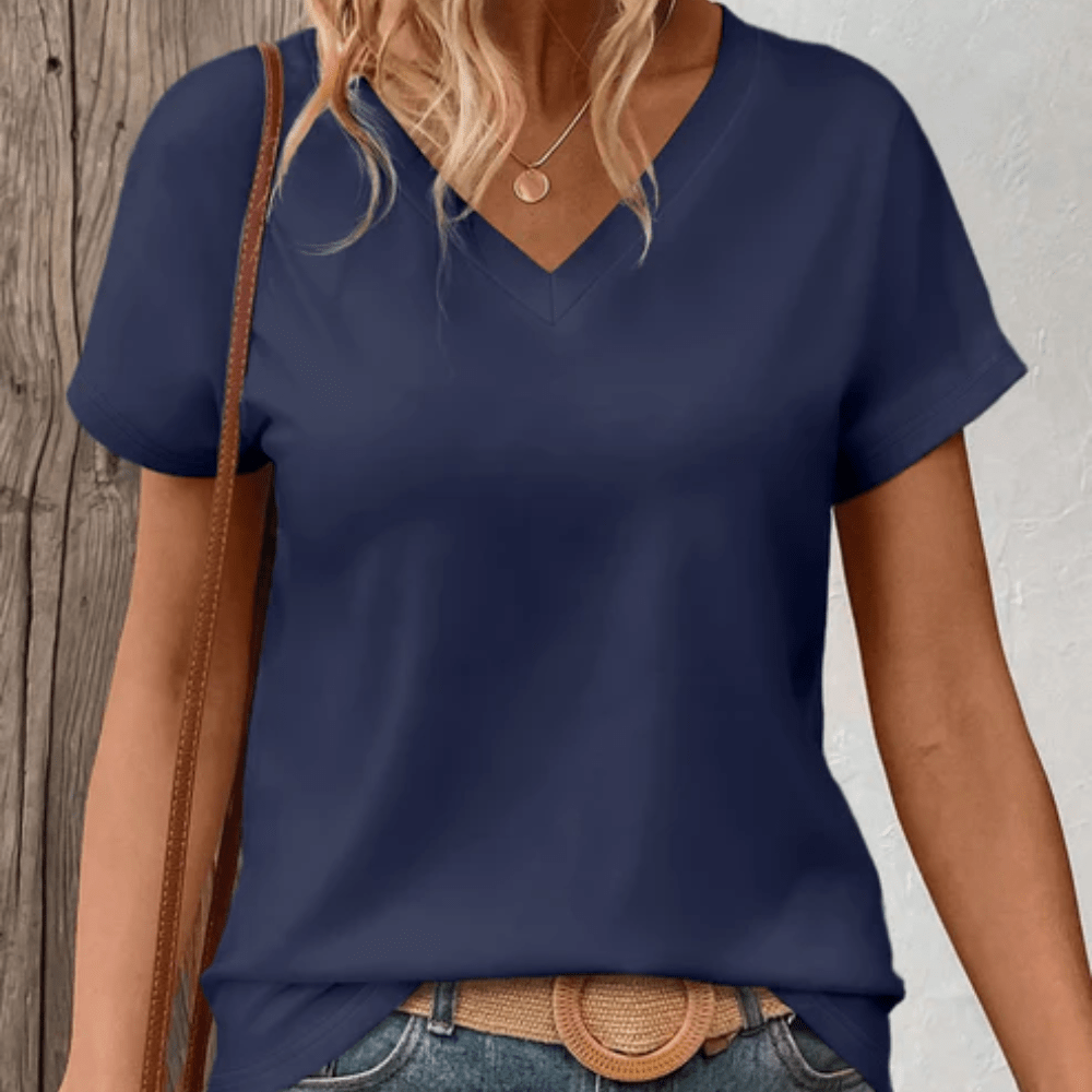 Cozy Everyday V Neck T Shirt
