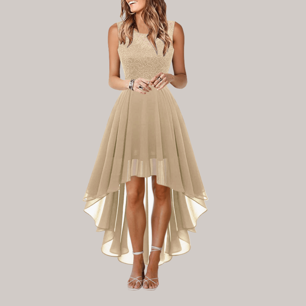 Graceful Chiffon Midi Dress