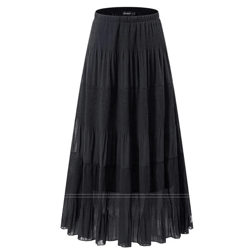 Flowing High Waist Maxi Skirt