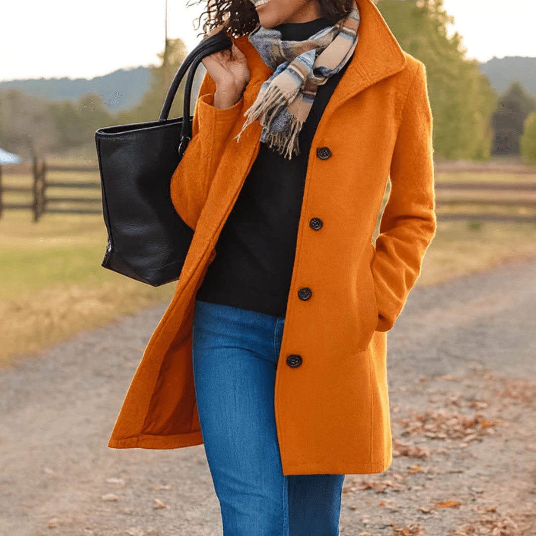 Klassischer Winterparka mit Knopfleiste