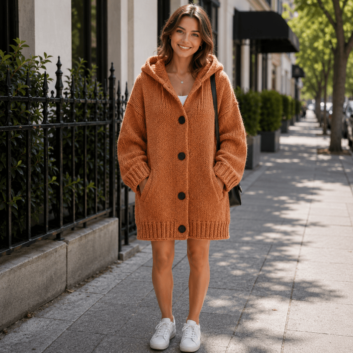 Relaxed Hooded Cardigan for Everyday Layering