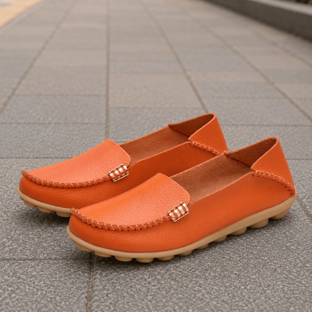 Cushioned Round Toe Loafers