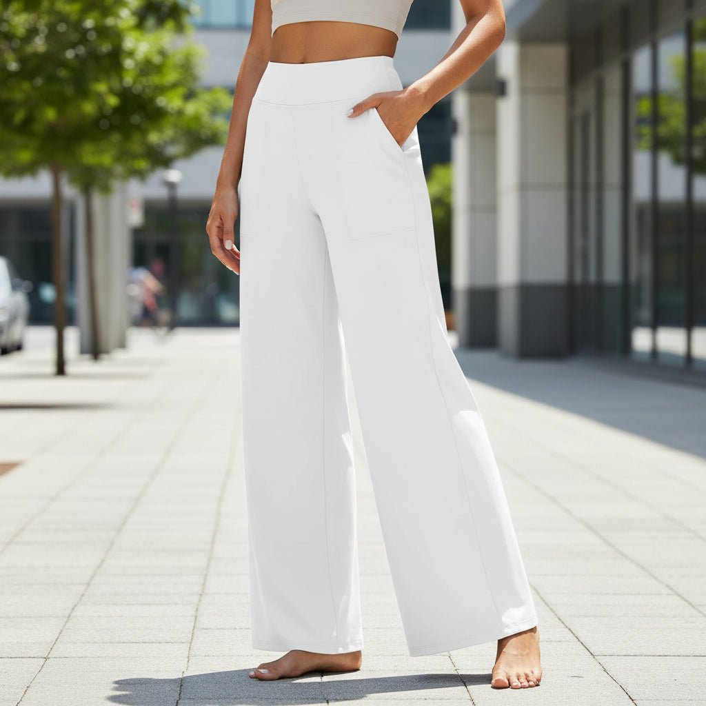High-Waisted Wide-Leg Yoga Pants