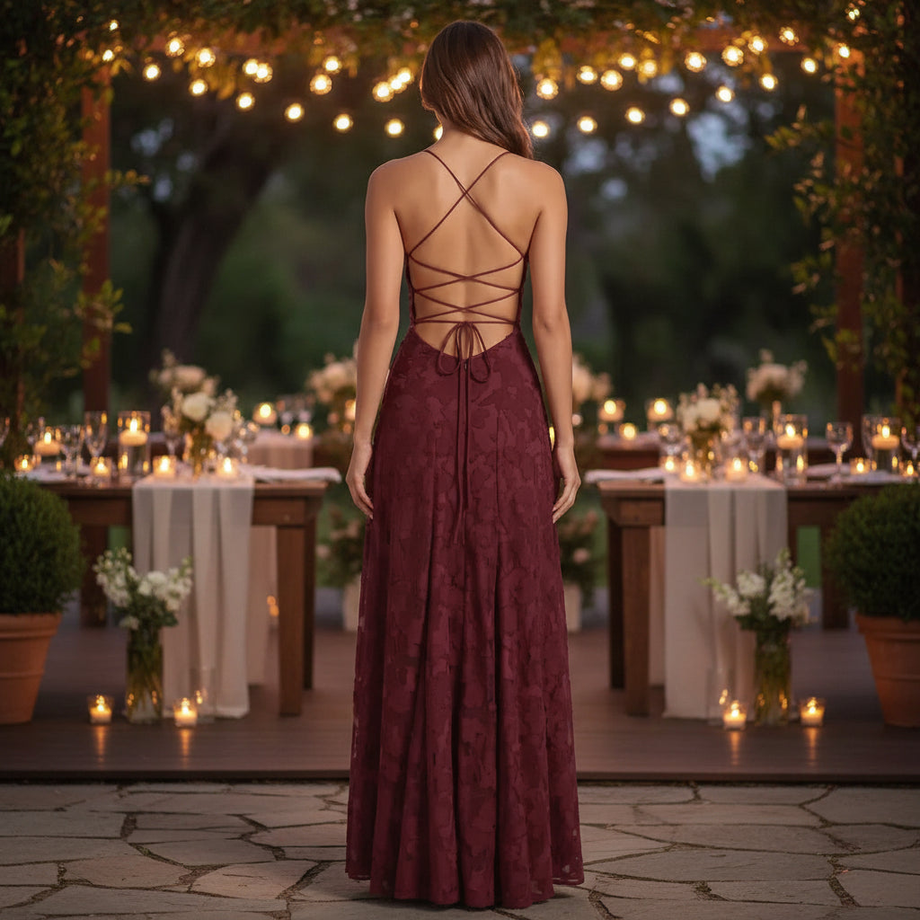 Schmeichelndes Maxikleid