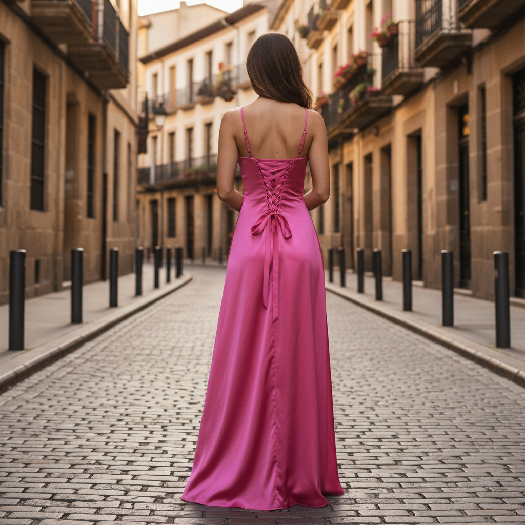 Slim Fit Maxi Dress for Evenings