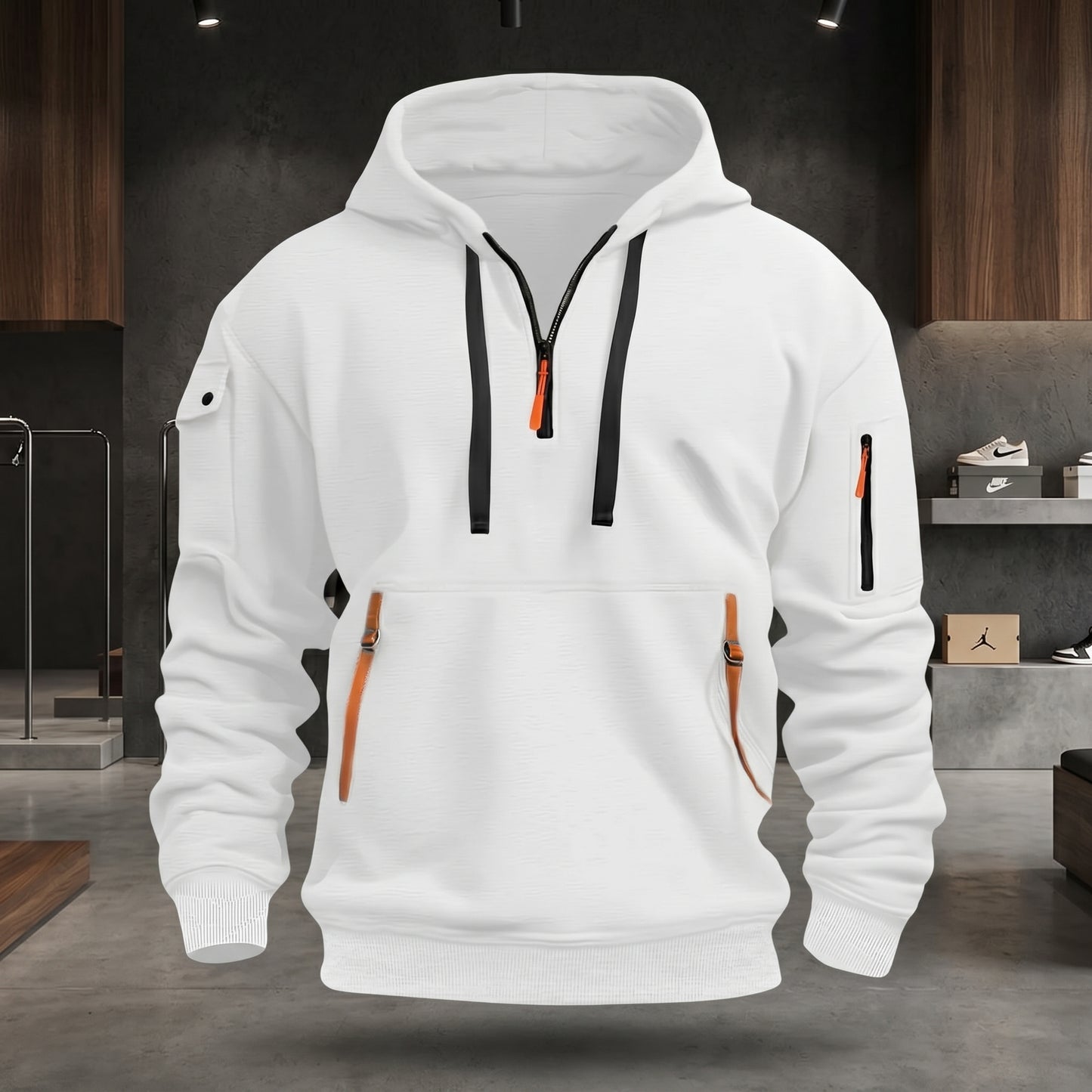 Summit Trail Zip Pocket Hoodie