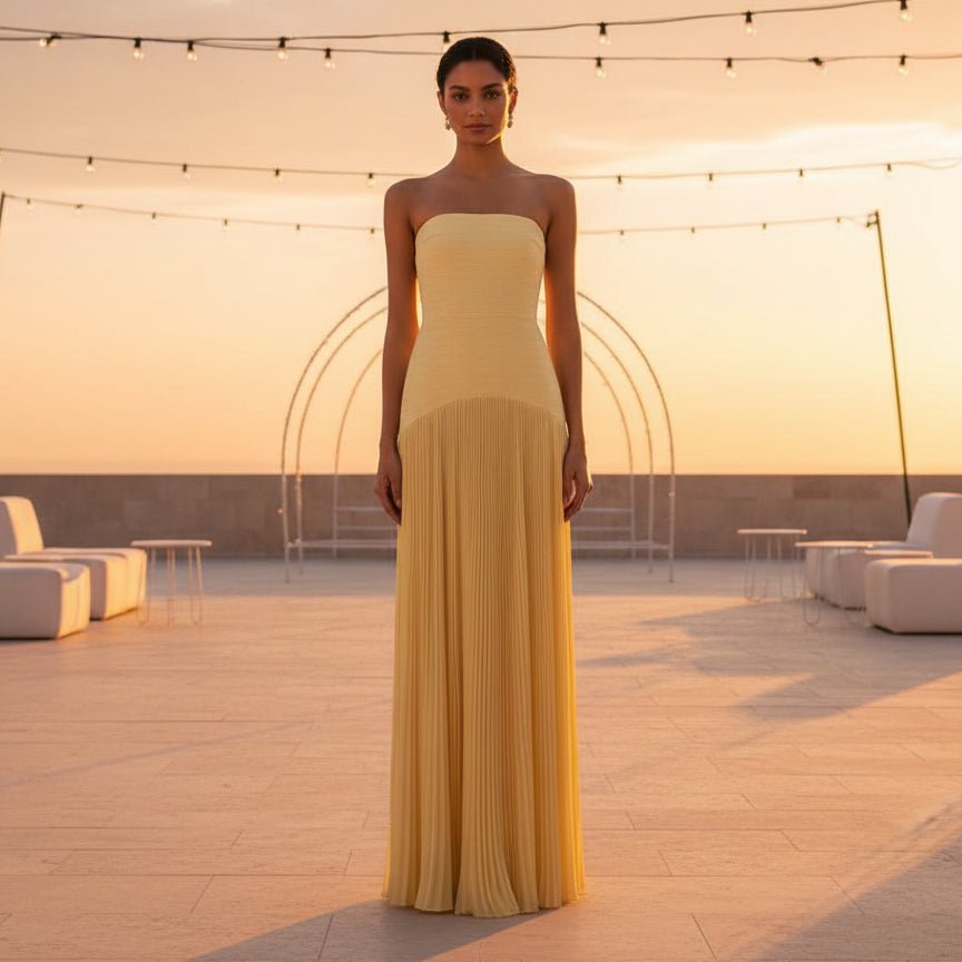Front Slit Maxi Dress