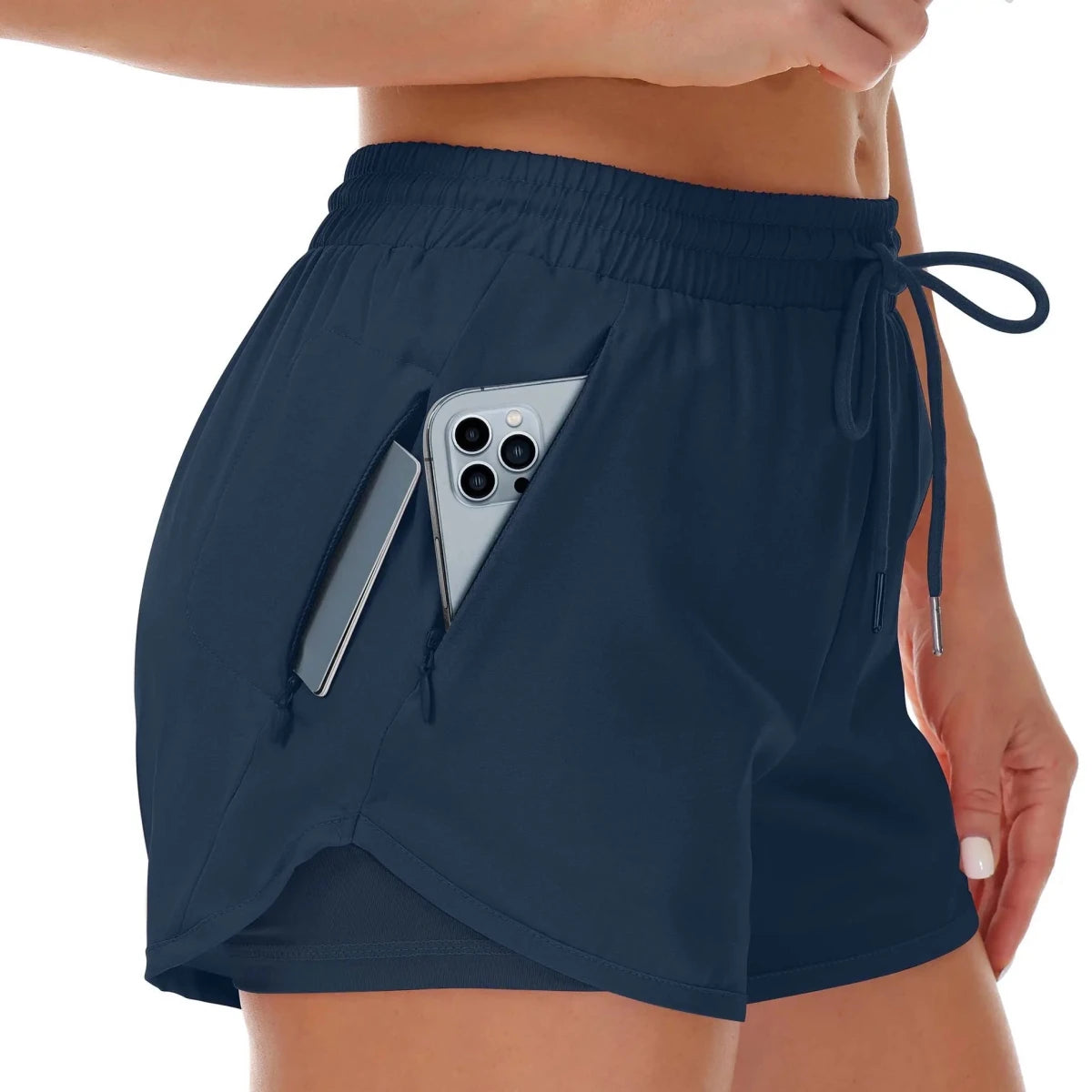 Lightweight Nylon Shorts Lined