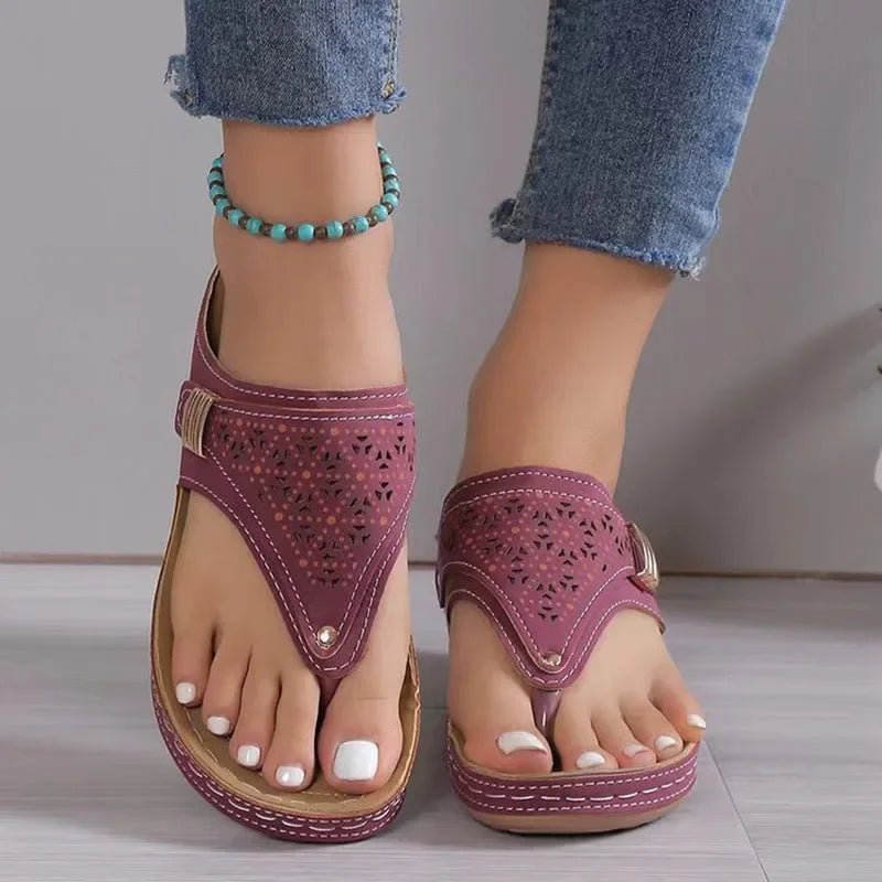 Orthopedic Wedge Flip Flop Sandals