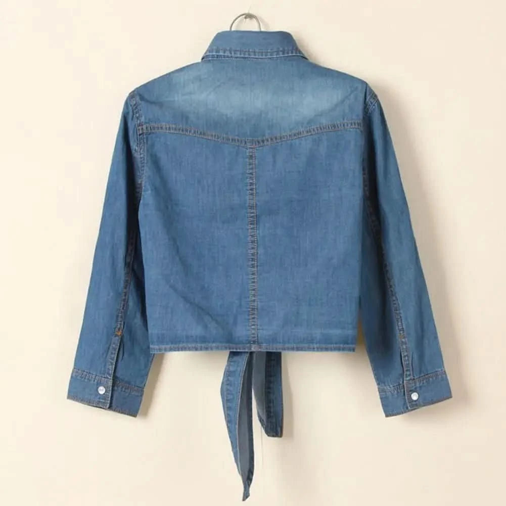 Casual Tie Front Shirt