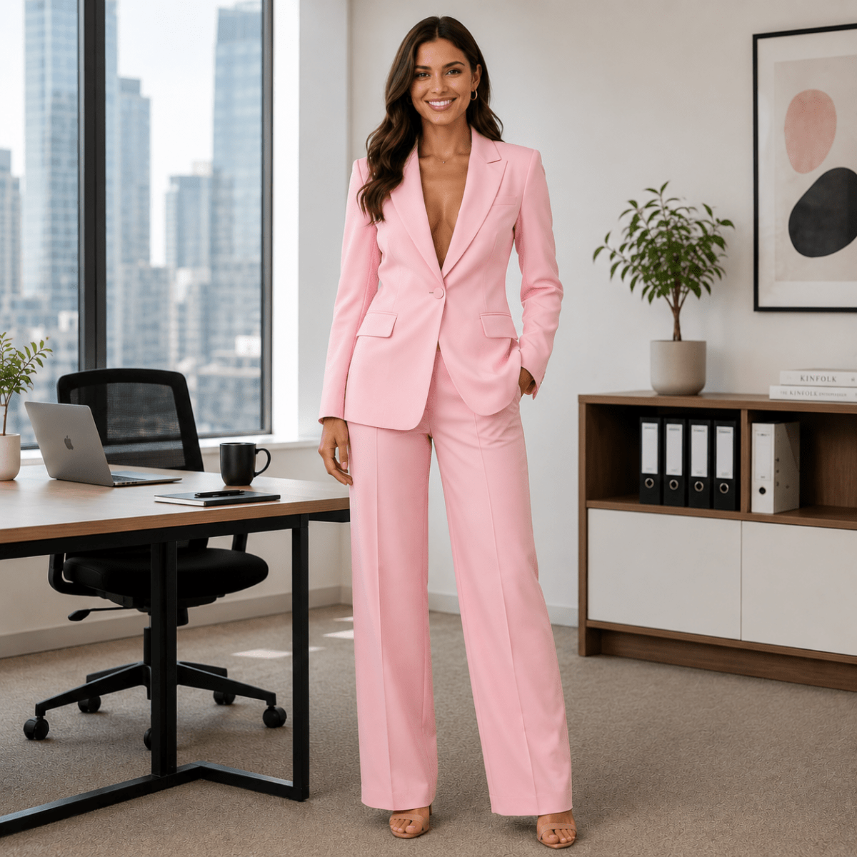 Sleek Tailored Outfit for Professional and Formal Wear