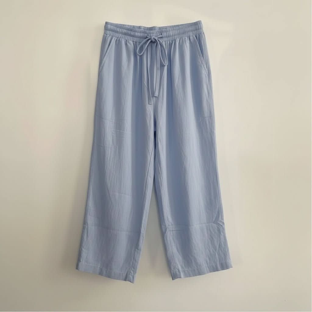 Effortless Flowing Elastic Waist Trousers