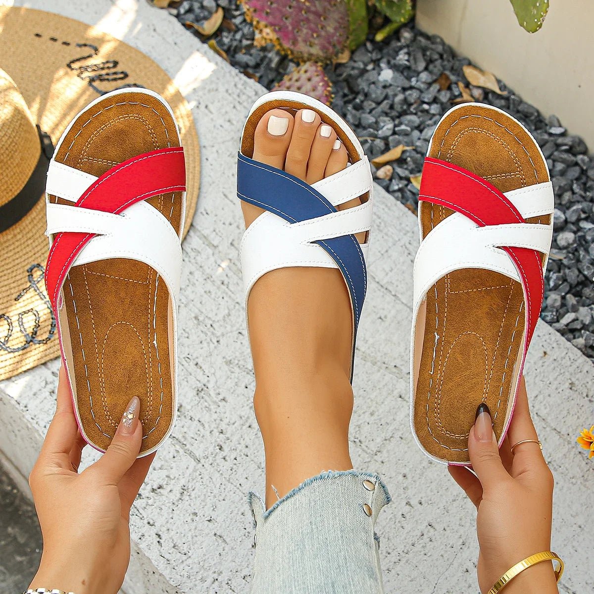 Comfort Casual Wedge Platform Sandals