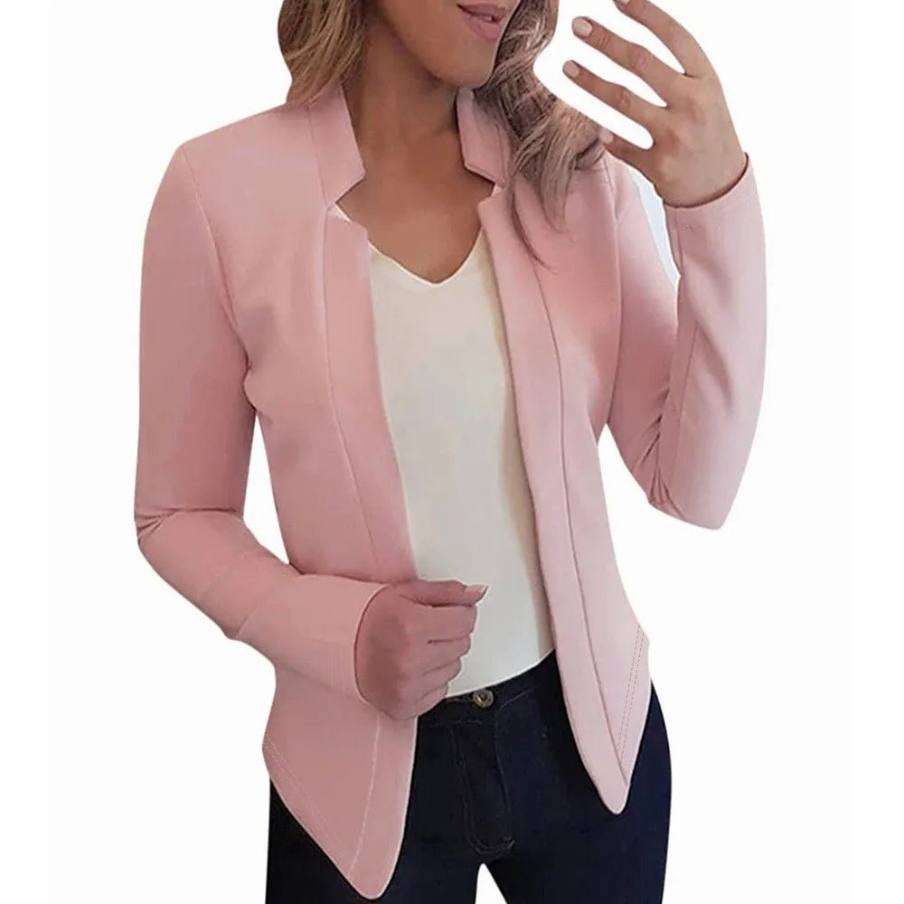 Lightweight Blazer Open Front