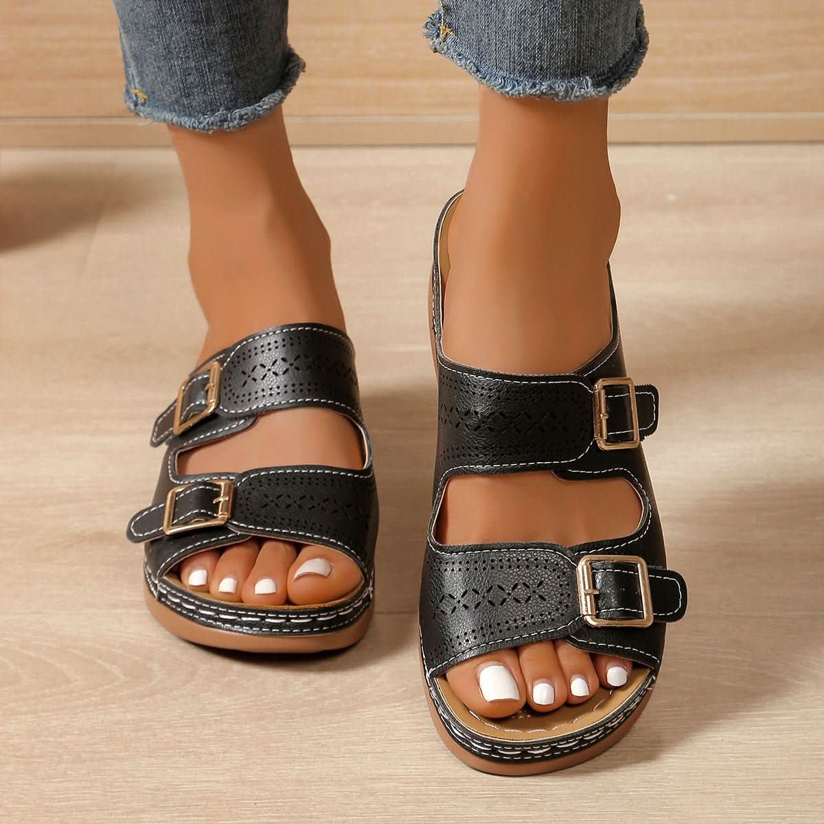 Open Toe Platform Sandals