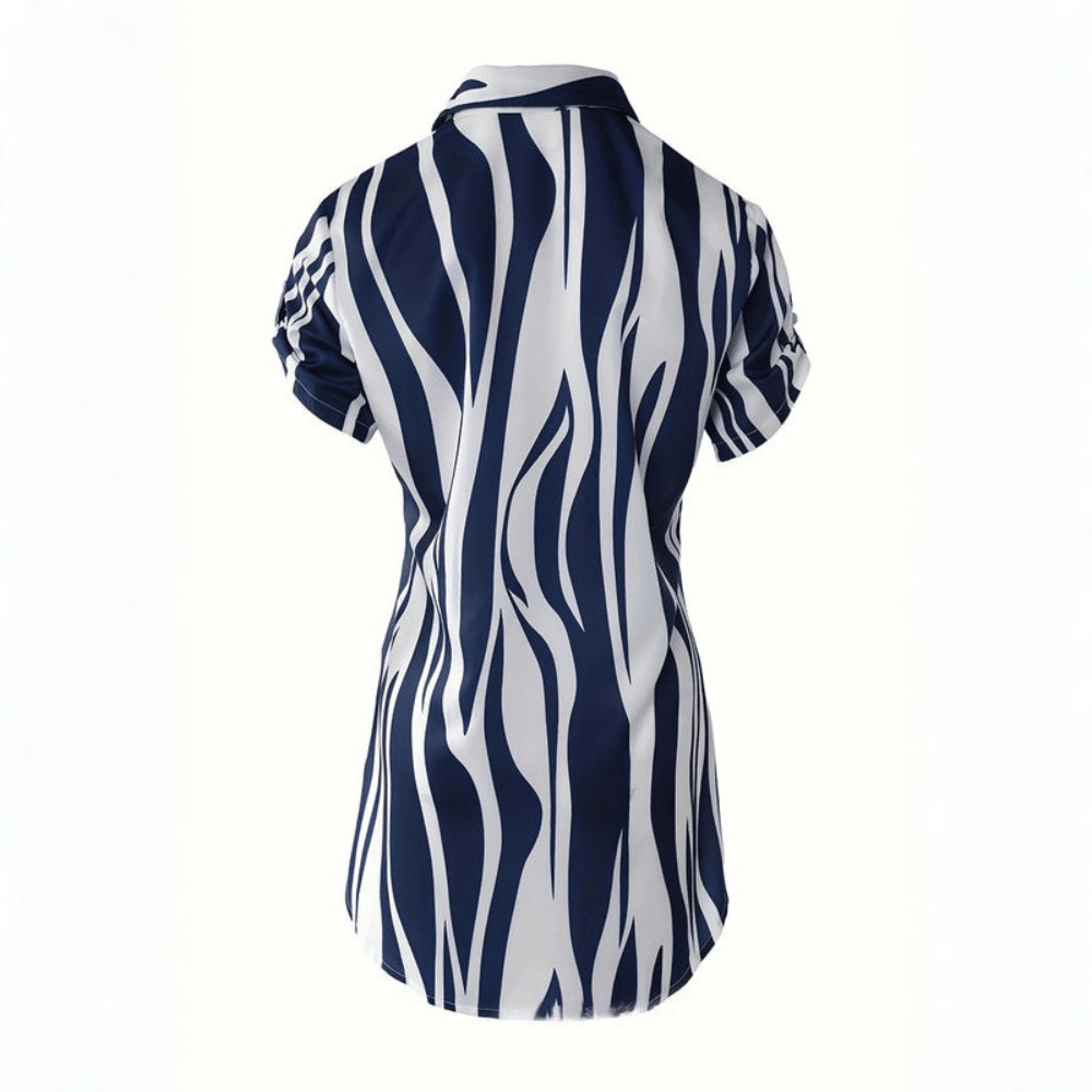 Striped Shirt Dress