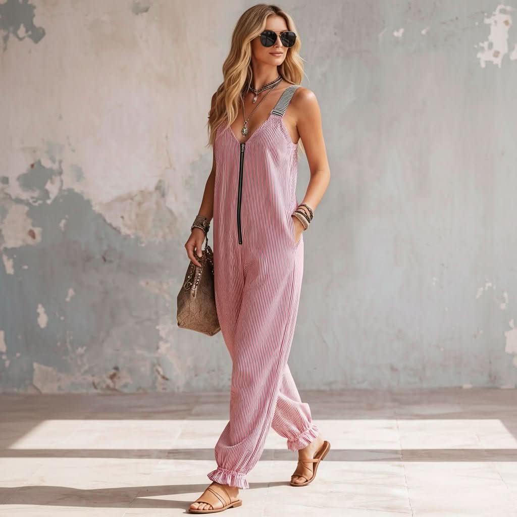 Loose Fit Vacation Jumpsuits