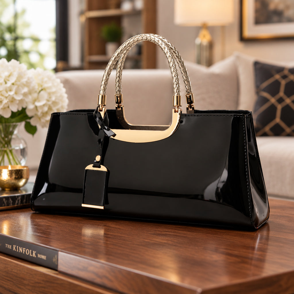 Statement Glossy Handbag