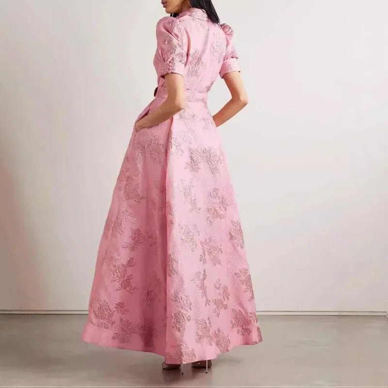 Graceful Silk Maxi Dress