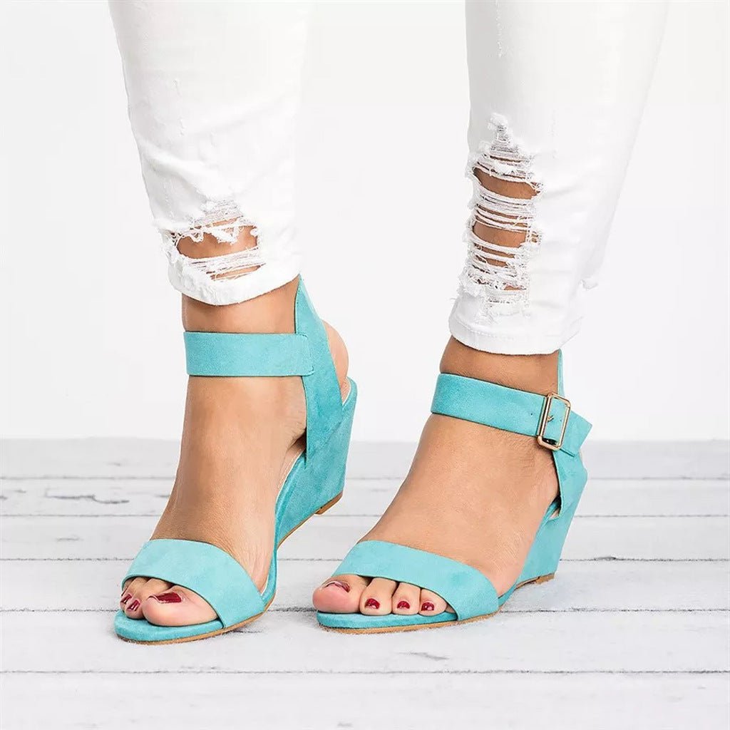 Sandalias ortopédicas con cuña