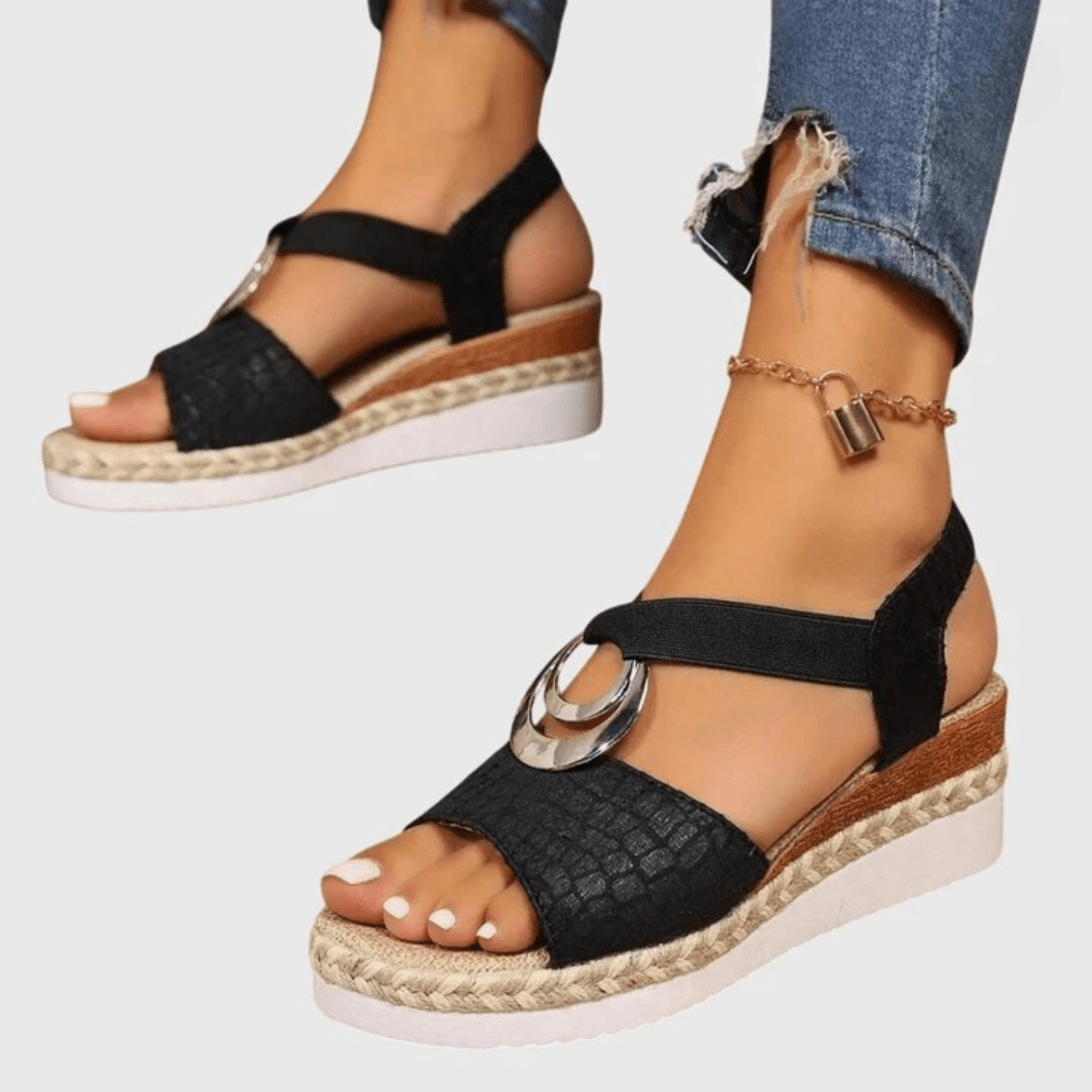 Sandalias ortopédicas abiertas y cómodas