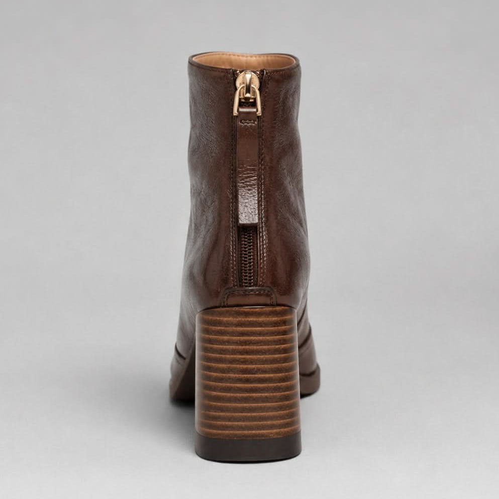Stiefeletten mit Blockabsatz