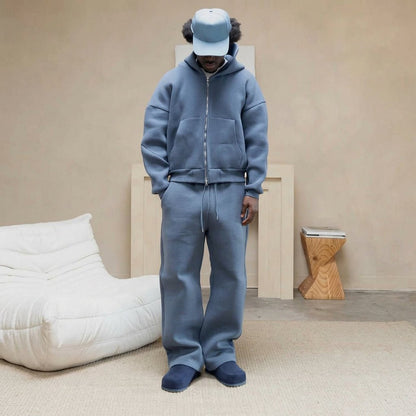 Relaxed Streetwear Hoodie And Jogger Set