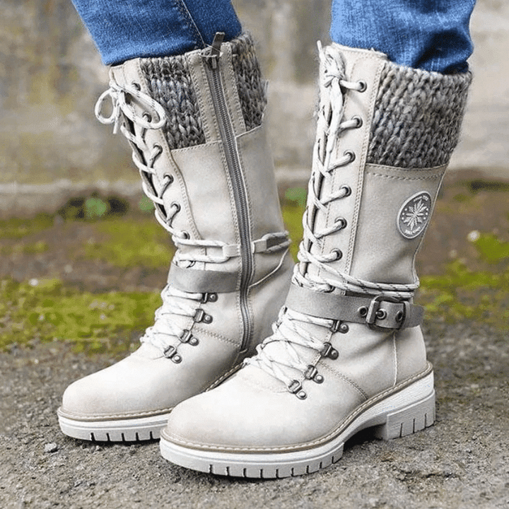 Versatile Lace-Up Winter Boots