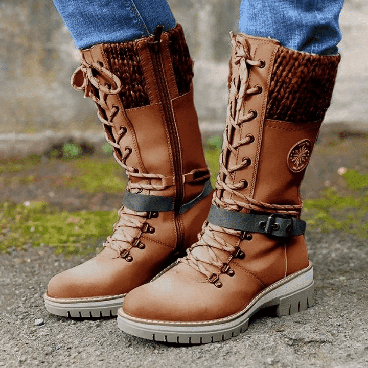 Versatile Lace-Up Winter Boots