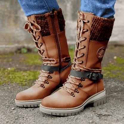 Versatile Lace-Up Winter Boots