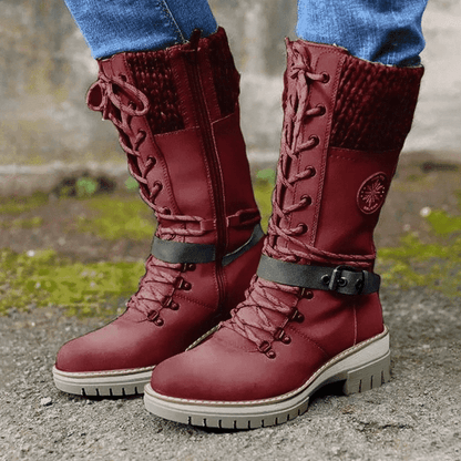 Versatile Lace-Up Winter Boots