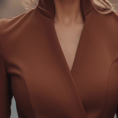 Tailored Belted Midi Dress