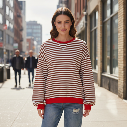 Striped Long Sleeve Top