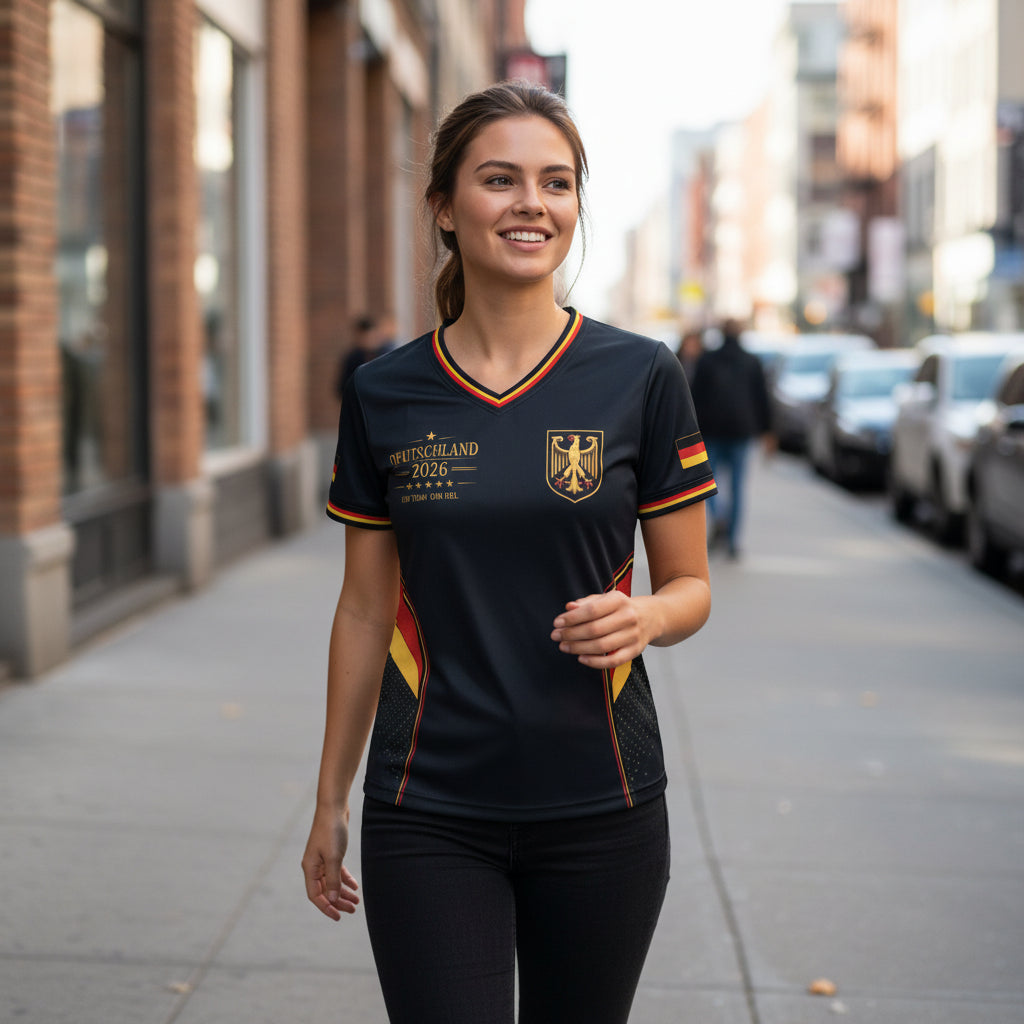 Football Fan Top with Germany Print