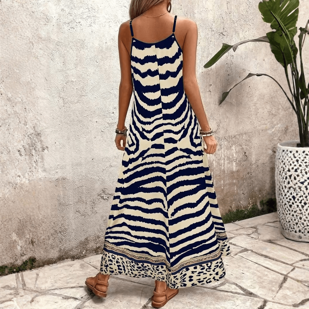 Leopard Slip Maxi Dress