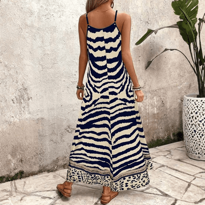 Leopard Slip Maxi Dress