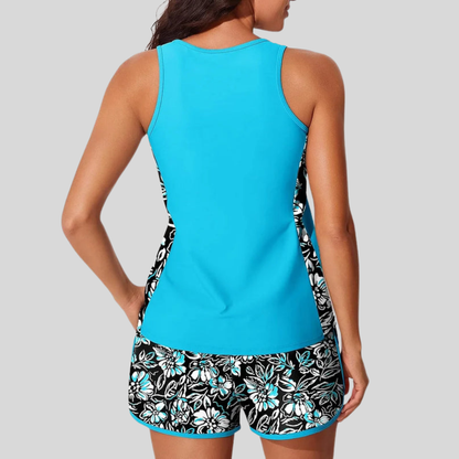 Sporty Pocket Tankini Swim Set