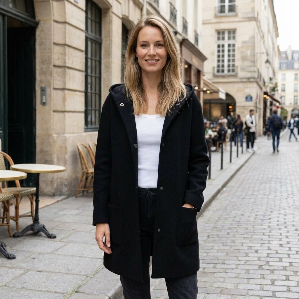 Relaxed Hooded Outerwear for Comfortable Seasonal Wear