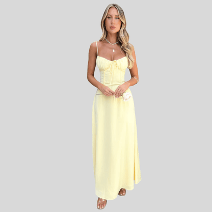 Elegant Flowing Silhouette Maxi Dress