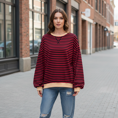 Striped Long Sleeve Top
