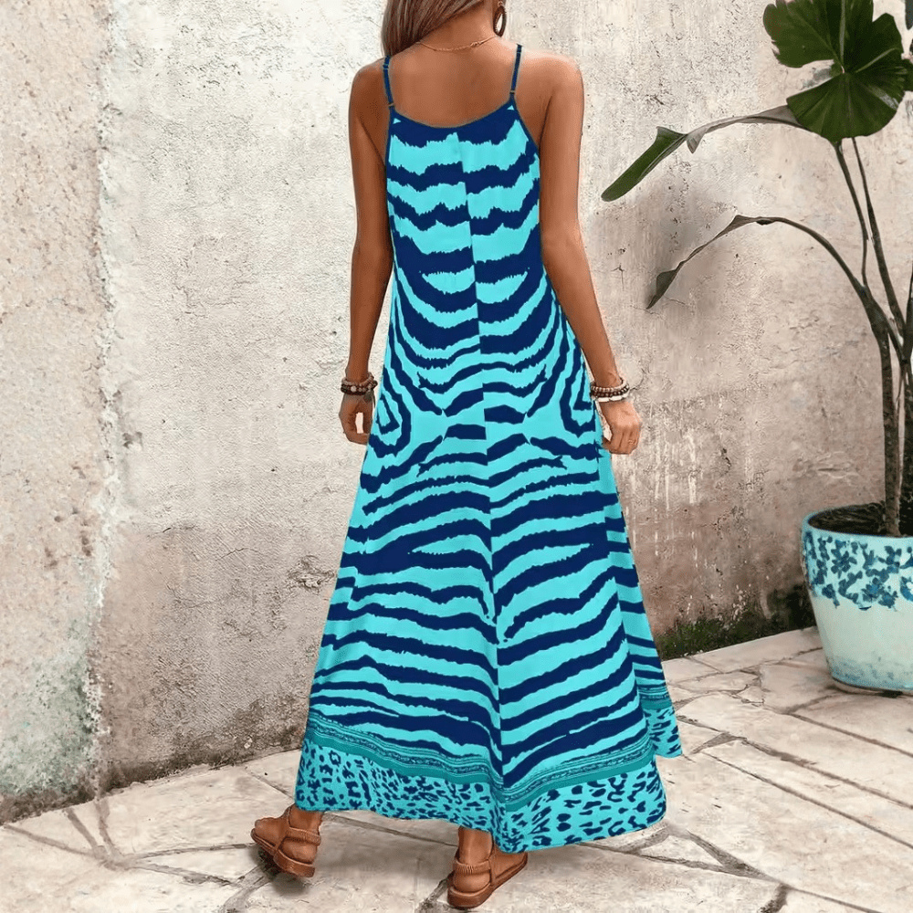 Leopard Slip Maxi Dress