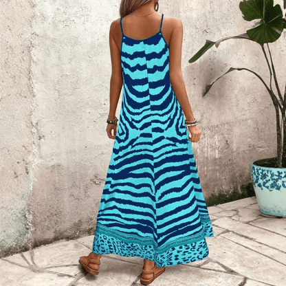 Leopard Slip Maxi Dress