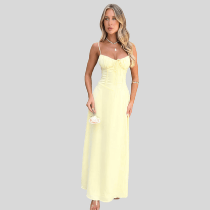 Elegant Flowing Silhouette Maxi Dress