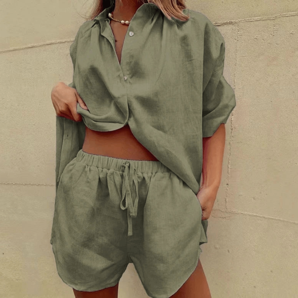 Polished Relaxed Two Piece Set