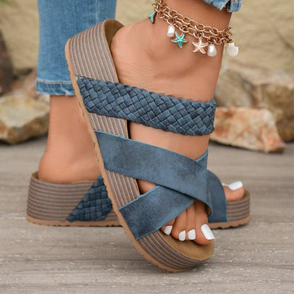 Comfortable Low Wedge Everyday Sandals