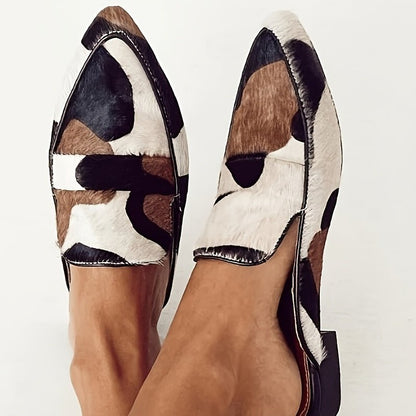 Cozy Faux Fur Mule Loafers