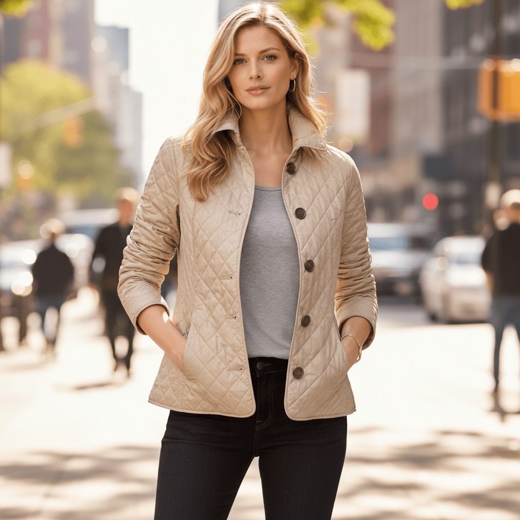 Quilted Collar Parka