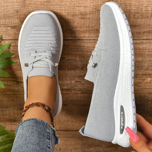 Cushioned Mesh Sneakers Slip On