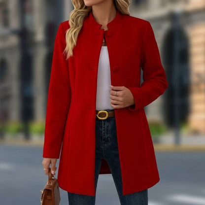 Eleganter, offener, langer, taillierter Blazer